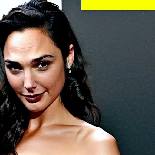 Image similar to gal gadot turned black