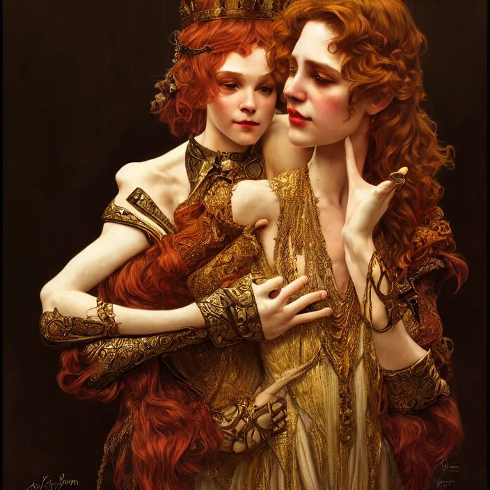 Prompt: the king’s ventriloquist, dramatic lighting, fantasy, intricate, elegant, highly detailed, lifelike, photorealistic, digital painting, artstation, illustration, concept art, smooth, sharp focus, art by John Collier and Albert Aublet and Krenz Cushart and Artem Demura and Alphonse Mucha