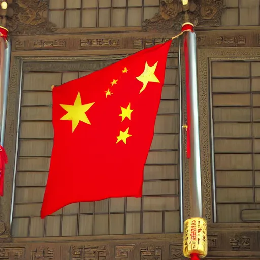Prompt: chinese flag