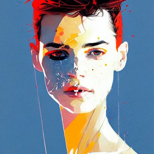 Image similar to portrait soft light, by frank mccarthy and conrad roset, inspired by james bond, paintbrush, fine,