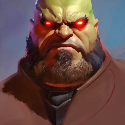 Prompt: greg manchess portrait painting of drax the destroyer as overwatch character, medium shot, asymmetrical, profile picture, organic painting, sunny day, matte painting, bold shapes, hard edges, street art, trending on artstation, by huang guangjian and gil elvgren and sachin teng