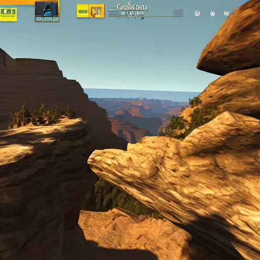 Prompt: grand canyon in counterstrike : global offensive, in - game screenshot