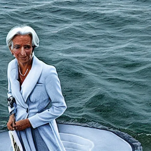 Image similar to Christine Lagarde as Ursula the Sea Witch