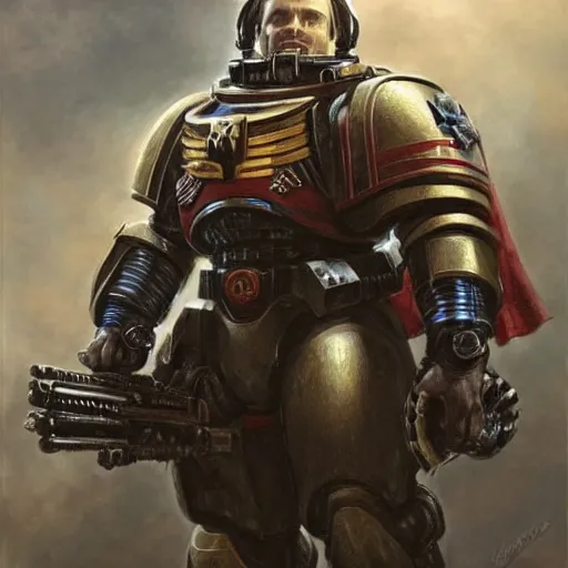 Prompt: Henry Cavill as a Space Marine, close-up portrait art by Donato Giancola and James Gurney, digital art, trending on artstation