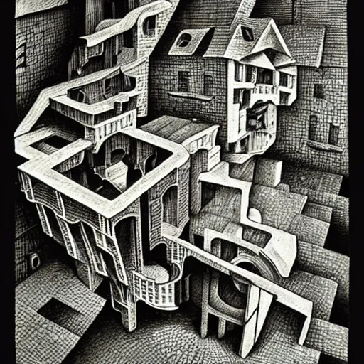 Image similar to mouse by escher