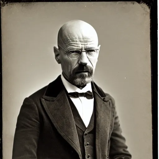 Image similar to walter white, 1 9 th century photography