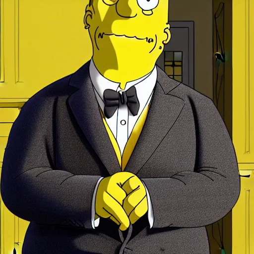 Prompt: Paul Giamatti dressed up as Homer Simpson for The Simpsons Live Action Movie film still, 4k resolution, 8k resolution, HD Quality, highly detailed, very detailed, detailed, studio quality lighting, digital art, trending on artstation, film still