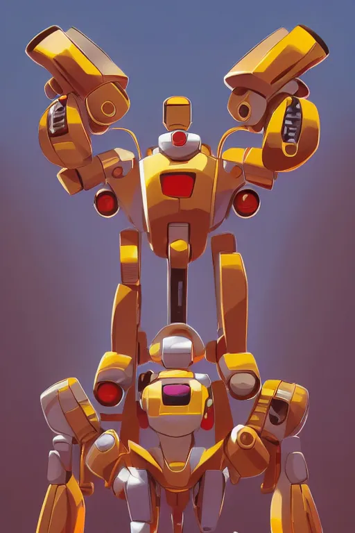 Image similar to metabots medabots medarotto medarot robot minimalist comics, behance hd by jesper ejsing, by rhads, makoto shinkai and lois van baarle, ilya kuvshinov, rossdraws global illumination ray tracing hdr radiating a glowing aura