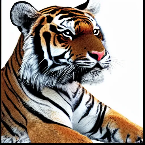 Image similar to a tiger by bill watterson