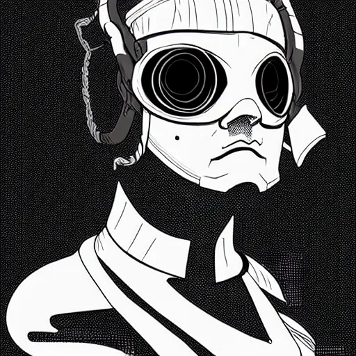 Image similar to “in the style of josan Gonzalez and jinx88 a young and suave cyberpunk teenager wearing a futuristic helmet, eyes still visible, highly detailed, y2k”