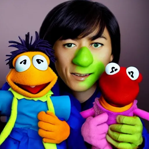 Image similar to shinji get in the muppet