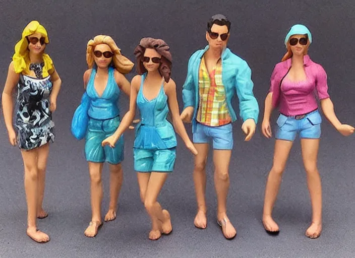 Image similar to Image on the store website, eBay, Full body, 80mm resin figure of People dressed in vacation attire