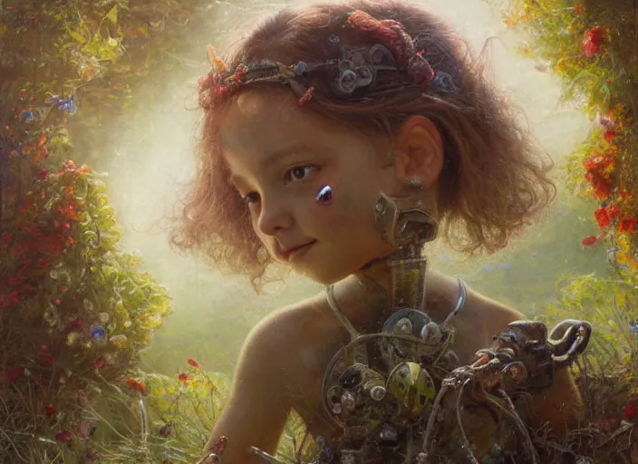 Image similar to a rusty broken down little robot, Lilia Alvarado, Sophie Anderson, Mark Arian, Bob Byerley, Charlie Bowater, Mark Brooks, Steve Henderson, Justin Gerard, Arthur Hughes, Edward Robert Hughes, Mark Keathley, Victor Nizovtsev, Carlos Shwabe, Ross Tran, WLOP