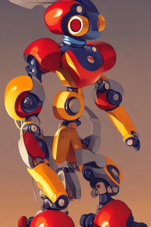 Prompt: metabots medabots medarotto medarot robot minimalist comics sharpen, behance hd by jesper ejsing, by rhads, makoto shinkai and lois van baarle, ilya kuvshinov, rossdraws global illumination