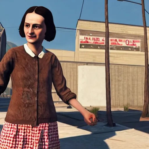 Image similar to anne frank in gta v