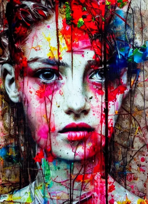 Image similar to a portrait of a pretty young lady by artur bordalo