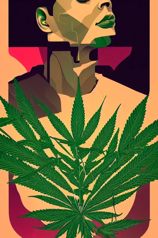 Image similar to marijuana profile picture by sachin teng, miami, organic painting, asymmetrical, interesting, marijuana smoke, matte paint, hard edges, energetic, 3 d shapes, smoke, green, masterpiece