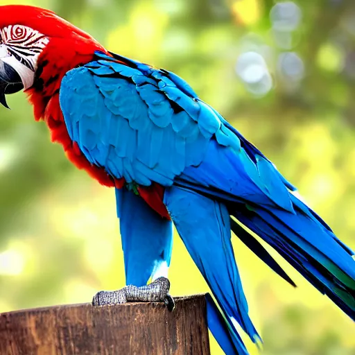 Image similar to red throated macaw