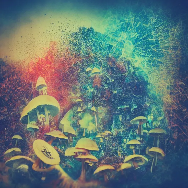 Image similar to double exposure of dally life, symbols of live, explosion, love is the most relevant theme, love is infinity, love is begin of all, 8 k resolution, artistic mode, artistic, trending on instagram, long exposure, love art, serious, fantasy and dreams vibes, mushrooms style and macro style