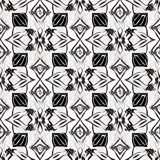 Image similar to seamless indian pattern, vector, symmetrical, 8k, sharp focus