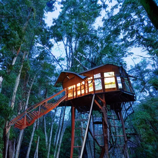 Image similar to midnight, strolling the treehouse network