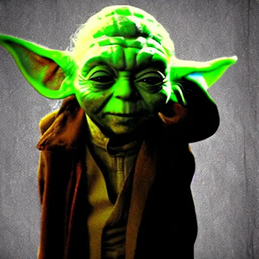 Prompt: Yoda as The Joker