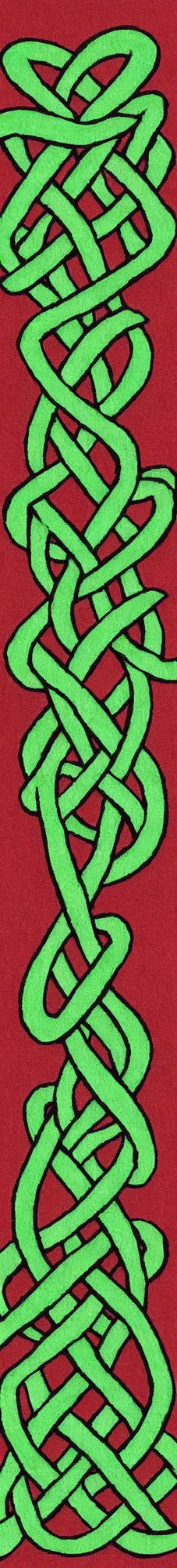 Prompt: illustrated irish knot