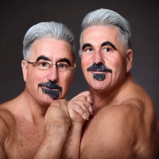 Image similar to the nova twins as 5 0 year old men