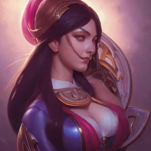 Image similar to perfectly - centered - portrait of irelia from league of legends, intricate, highly detailed, digital painting, artstation, concept art, smooth, sharp focus, illustration, unreal engine 5, 8 k, art by artgerm and greg rutkowski and alphonse mucha