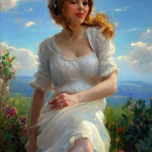 Prompt: The faithful wife by Vladimir Volegov