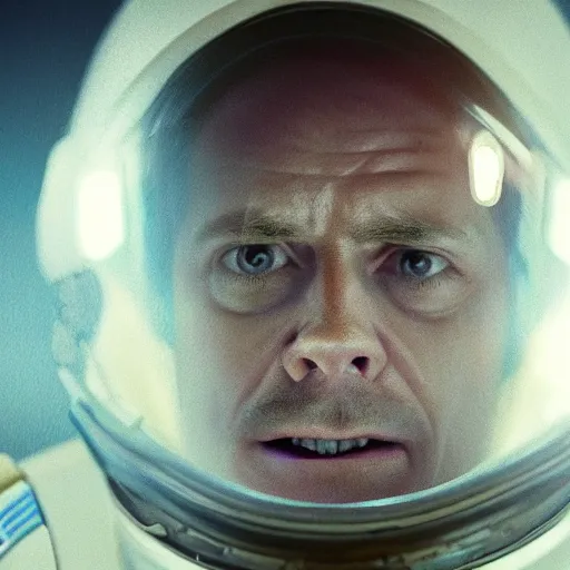 Image similar to hyperrealistic mixed media image of johnny knoxville as the astronaut in the martian the movie, stunning 3 d render inspired art by istvan sandorfi and greg rutkowski, perfect facial symmetry, realistic, highly detailed attributes and atmosphere, dim volumetric cinematic lighting, 8 k octane extremely hyper - detailed render, post - processing, masterpiece,