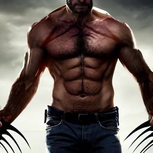 Image similar to Joe bernthal as wolverine 4K quality Super Realistic