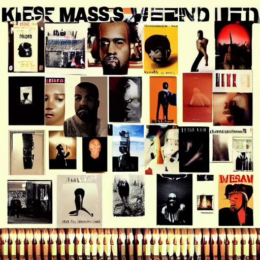 Image similar to kanye west album covers