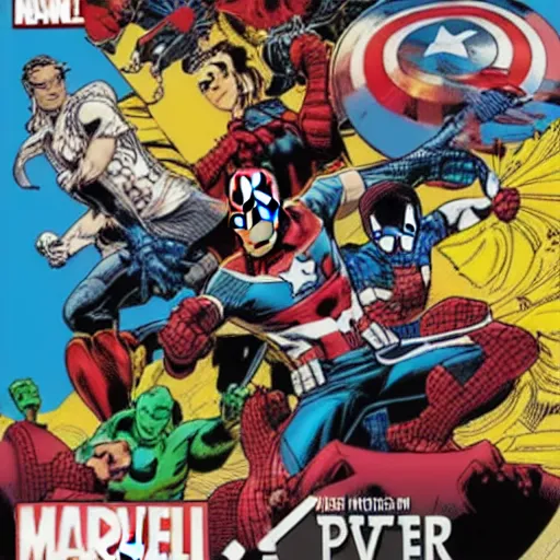 Prompt: a new marvel comics viver