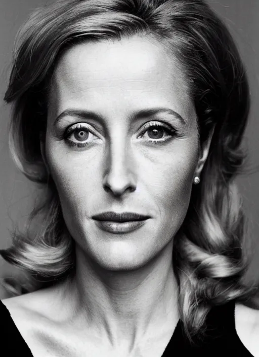 Image similar to a portrait of gillian anderson by mario testino, head shot, award winning, cover of vogue 1 9 6 7, sony a 7 r