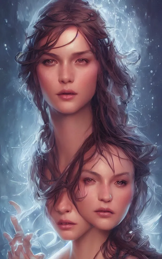 Prompt: Ultra realistic fantasy illustration, portrait of a beautiful magic woman, character design, full body, fantasy, intricate, cinematic lighting, highly detailed, digital painting, artstation, concept art, smooth, sharp focus, illustration, art by artgerm and greg rutkowski and Moebius