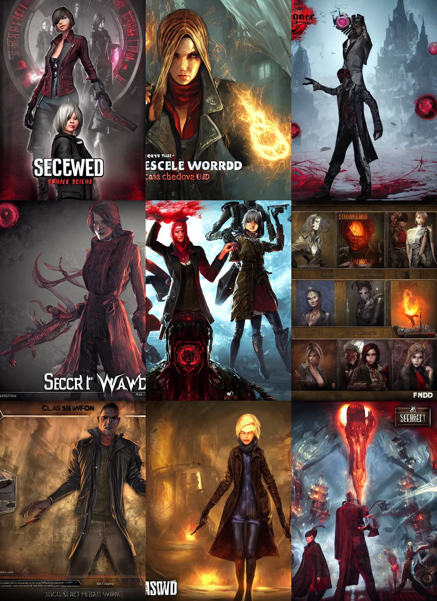 Prompt: class card art from the secret world ( by funcom )