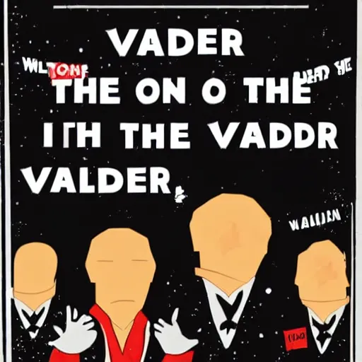 Prompt: Willkommen to the Vader party