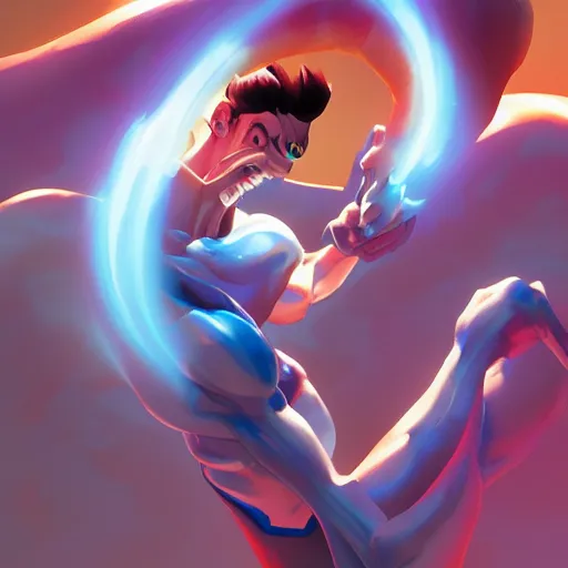 Image similar to hero world earthworm jim, behance hd by jesper ejsing, by rhads, makoto shinkai and lois van baarle, ilya kuvshinov, rossdraws global illumination