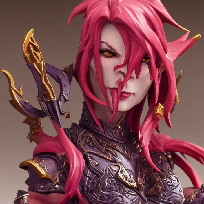 Image similar to onyxia, an world of warcraft portrait of onyxia, figurine, detailed