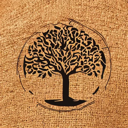 Image similar to a logo of a tree