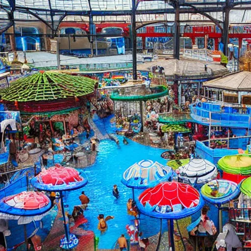 Image similar to istanbul market waterpark