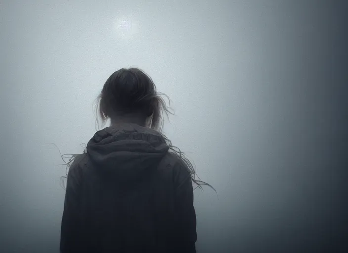 Image similar to portrait of a girl, fog, rain, volumetric lighting, beautiful, mystique, golden hour, sharp focus, ultra detailed, concept art, jan urschel, dylan cole, noir art house, 4 k, 3 5 mm, fujifilm