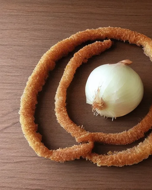 Image similar to An onion ring figure of eight, infinite