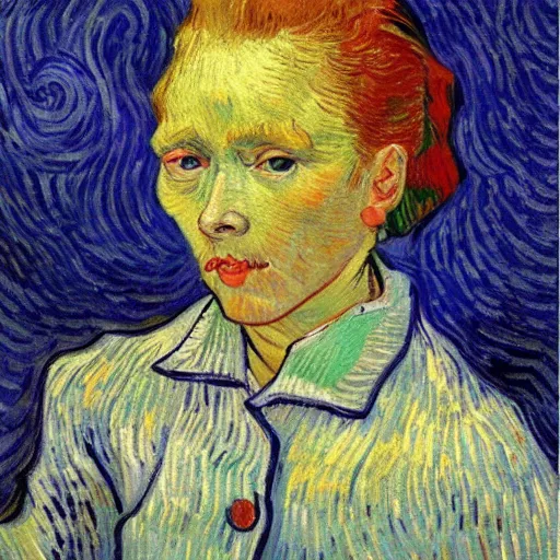 Image similar to van gogh girl with the pearl earing