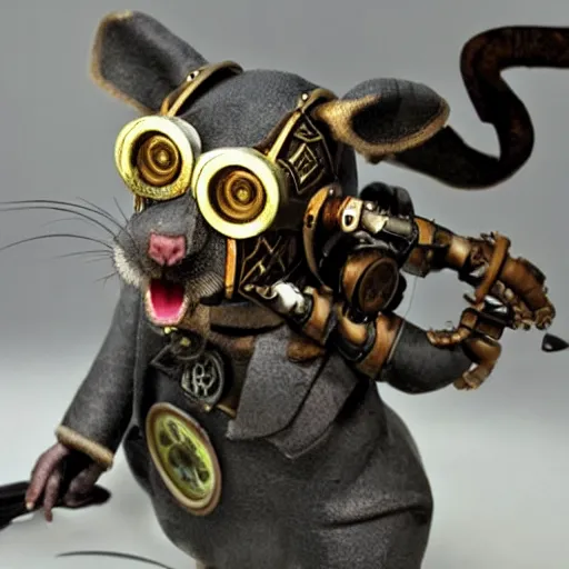 Image similar to a rat with steampunk googles, from Starcraft