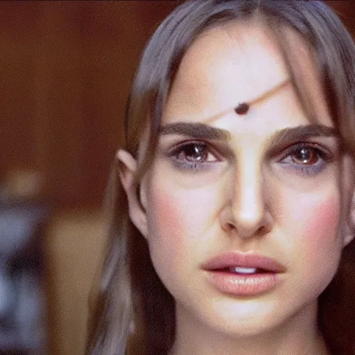 Prompt: Portrait of young Natalie Portman in a Wes Anderson movie, 4k cinematic quality, bluray image