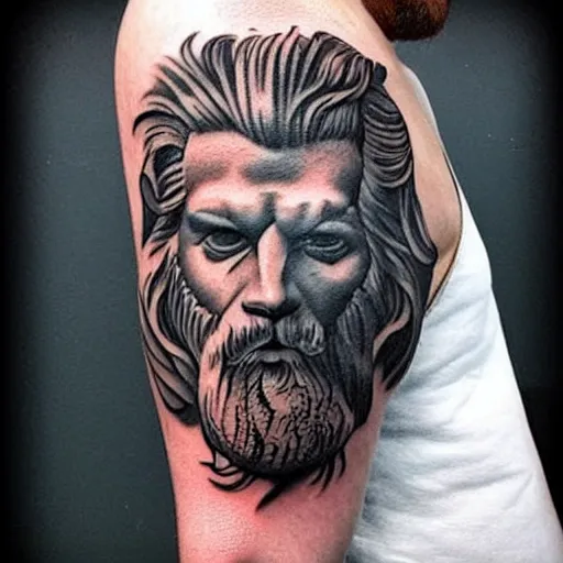 Thor Zeus And Hell Hadesfull Arm Waterproof Temporary Tattoos Men Kit Tattoo  Arm Sleeves Temporary Tatoo Fake Tatoo Sticker - Temporary Tattoos -  AliExpress