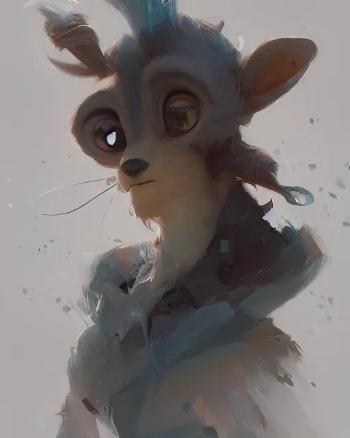 Image similar to a beautiful portrait of an anthropomorphic disney character by cory loftis, fenghua zhong, ryohei hase, ismail inceoglu and ruan jia. volumetric light, artstation