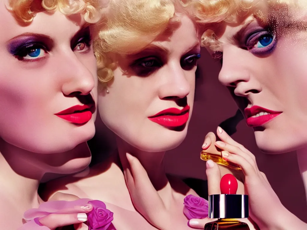 Image similar to fragrance advertising campaign by alex prager, highly detailed